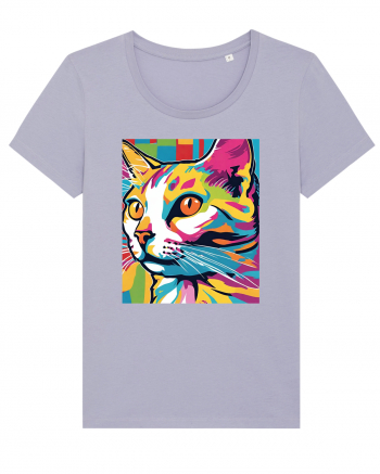 Pop Art  Cat Lavender