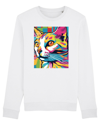 Pop Art  Cat White