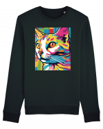 Pop Art  Cat Bluză mânecă lungă Unisex Rise