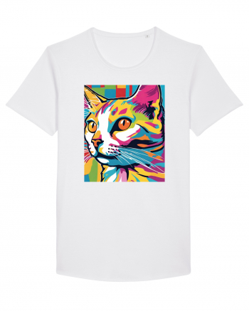 Pop Art  Cat White