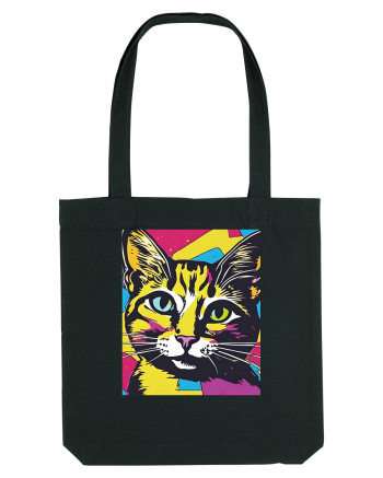 Pop Art  Cat Black