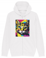 Pop Art  Cat Hanorac cu fermoar Unisex Connector