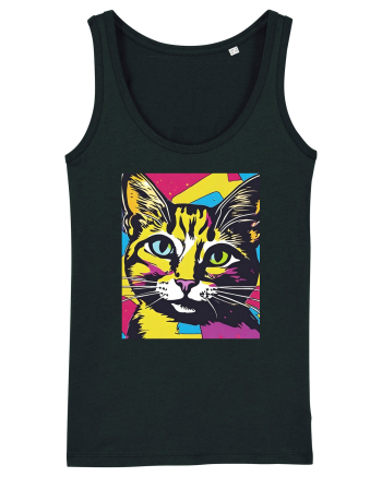 Pop Art  Cat Black