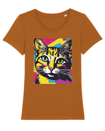 Pop Art  Cat Roasted Orange