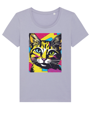 Pop Art  Cat Lavender