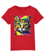 Pop Art  Cat Tricou mânecă scurtă  Copii Mini Creator