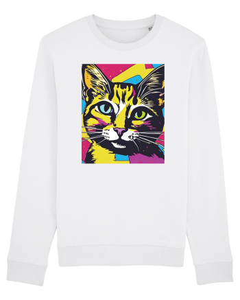 Pop Art  Cat White