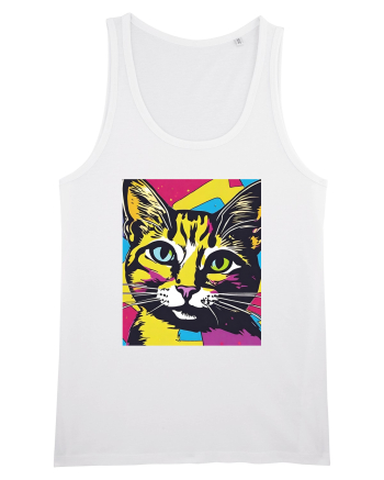 Pop Art  Cat White
