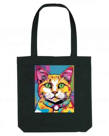 Pop Art  Cat Black