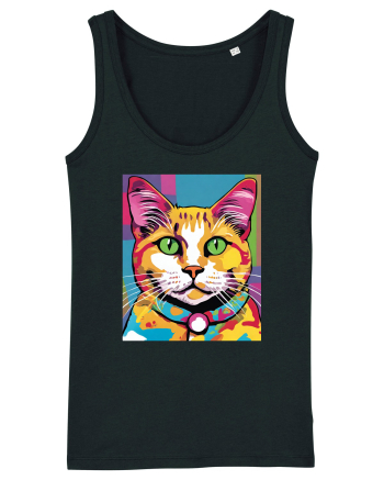 Pop Art  Cat Black