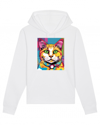 Pop Art  Cat White