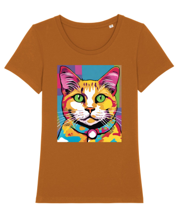 Pop Art  Cat Roasted Orange