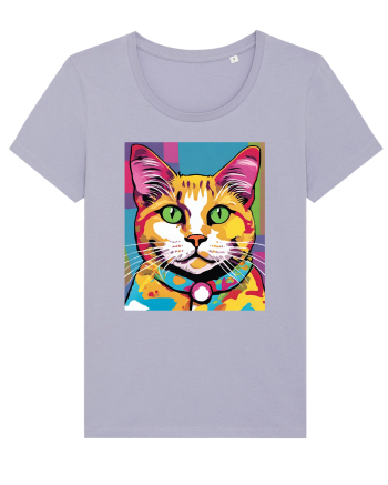 Pop Art  Cat Lavender