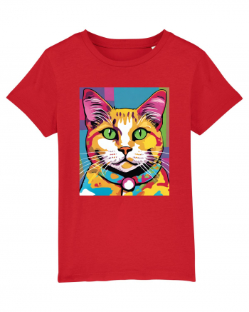 Pop Art  Cat Red