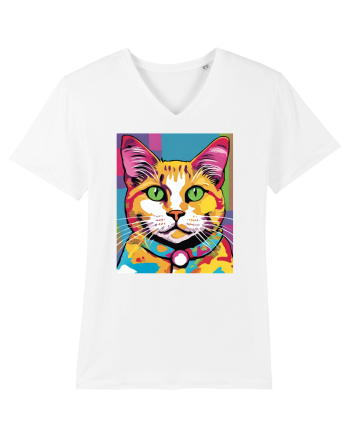 Pop Art  Cat White