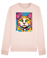 Pop Art  Cat Bluză mânecă lungă Unisex Rise