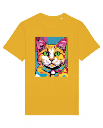 Pop Art  Cat Spectra Yellow