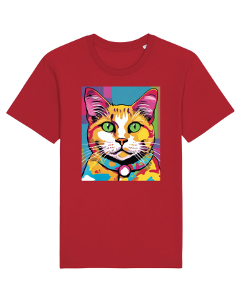 Pop Art  Cat Red
