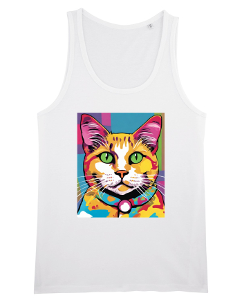 Pop Art  Cat White