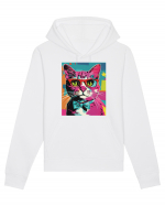 Pop Art  Cat Hanorac Unisex Drummer