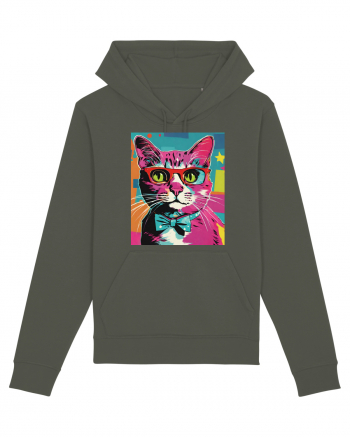 Pop Art  Cat Khaki