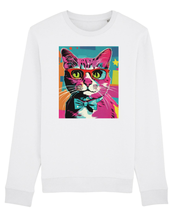 Pop Art  Cat White