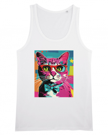 Pop Art  Cat White