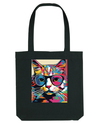 Pop Art  Cat Black