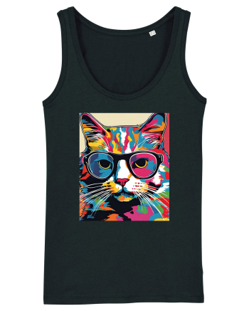 Pop Art  Cat Black