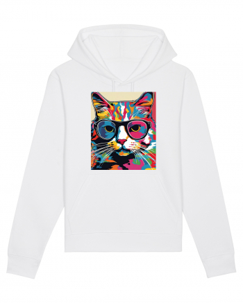 Pop Art  Cat White