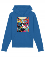 Pop Art  Cat Hanorac Unisex Drummer