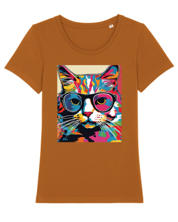 Pop Art  Cat Roasted Orange
