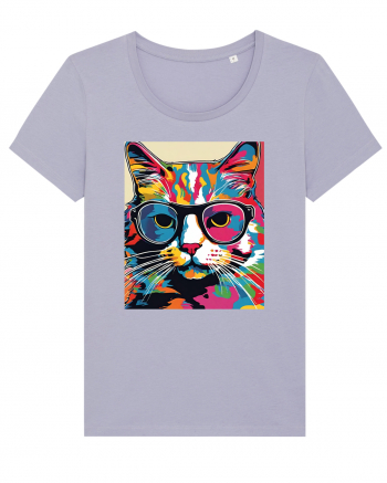 Pop Art  Cat Lavender