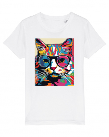 Pop Art  Cat White