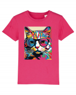 Pop Art  Cat Tricou mânecă scurtă  Copii Mini Creator