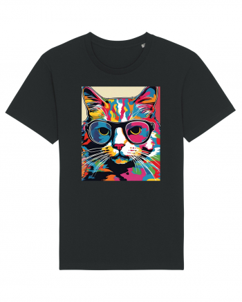 Pop Art  Cat Black