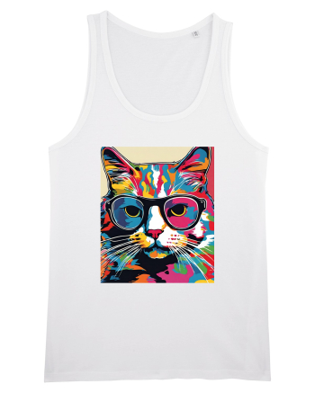 Pop Art  Cat White