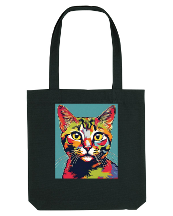 Pop Art  Cat Black