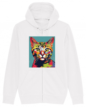 Pop Art  Cat White