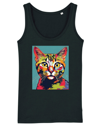 Pop Art  Cat Black