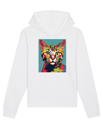 Pop Art  Cat White