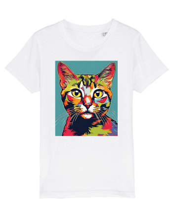 Pop Art  Cat White