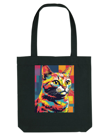 Pop Art  Cat Black