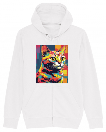 Pop Art  Cat White