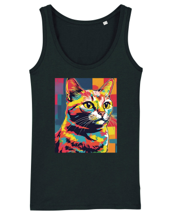 Pop Art  Cat Black