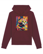 Pop Art  Cat Hanorac Unisex Drummer