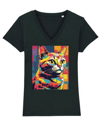 Pop Art  Cat Black