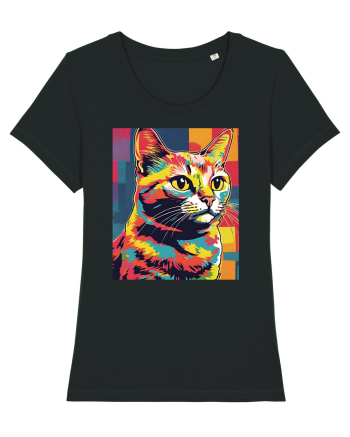 Pop Art  Cat Black
