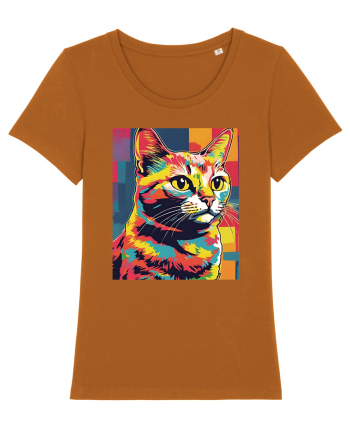 Pop Art  Cat Roasted Orange