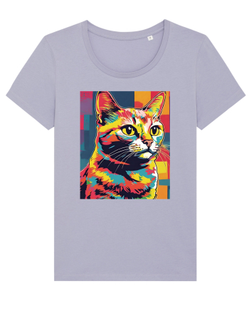 Pop Art  Cat Lavender
